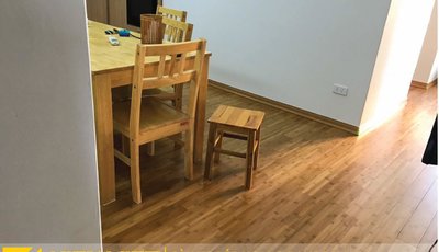 KHO KIẾN VIỆT THI CÔNG SÀN TRE ÉP NGANG BAMBOO ALI TẠI GIẢNG VÕ