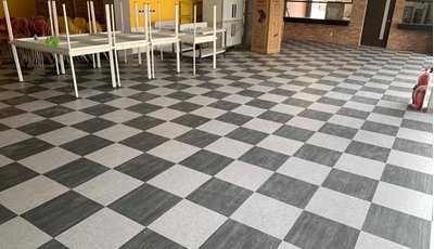 Sàn nhựa giả gỗ dán keo - Dễ dàng thi công lắp đặt ngay tại nhà