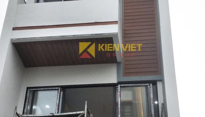 Thi công Tấm ốp tường, trần EcoWood WPO-125 tại Đan Phượng, Hà Nội