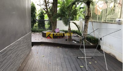 Thi công sàn tre ngoài trời Bamboo Ali tại KĐT Gamuda - Hà Nội