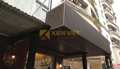 Thi công sàn tấm ốp nan sóng Ecovina tại Paris Gato – N08 KĐT Pháp Vân Hà Nội