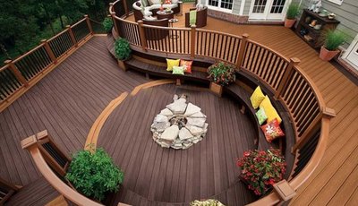 Gỗ nhựa ngoài trời - vẻ đẹp cho thiết kế nội thất sân vườn 