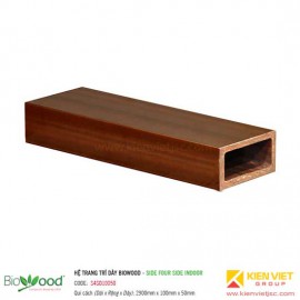 Thanh định hình dày 100x50mm Biowood S4SO10050