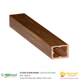 Thanh định hình mỏng 42x32mm Biowood S4SI04232