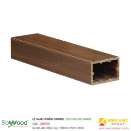Thanh định hình mỏng 75x50mm Biowood S4SI07550