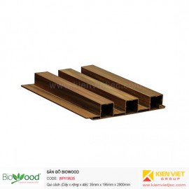 Ốp tường gỗ 195x35mm Biowood WPI19535 Ba sóng
