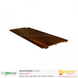 Gỗ ốp trần, tường 100x12mm Biowood CL10012