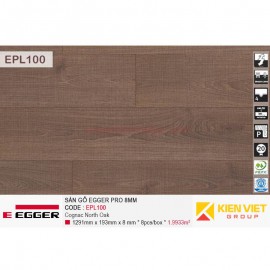 Sàn gỗ Egger Pro EPL100 Cognac North Oak | 8mm