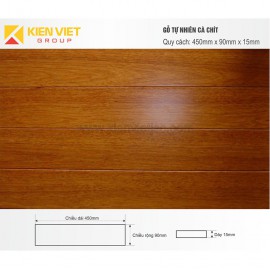 Sàn gỗ tự nhiên Cà chít 450x15mm