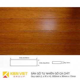 Sàn gỗ tự nhiên Cà chít 600x15mm