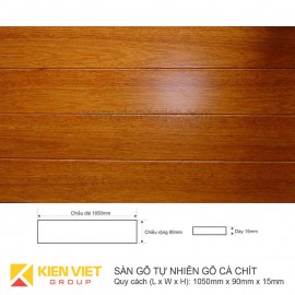 Sàn gỗ tự nhiên Cà chít 1050x15mm