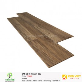 Sàn gỗ công nghiệp Thaiever TE8006 Walnut | 8mm