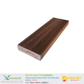 Thanh lam trang trí EcoWood Louver XTI-14 | 15x60mm