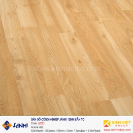 Sàn gỗ Janmi AC21 Acacia Strip | 12mm bản to