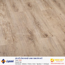 Sàn gỗ Janmi O116 Everest Oak | 12mm bản nhỏ