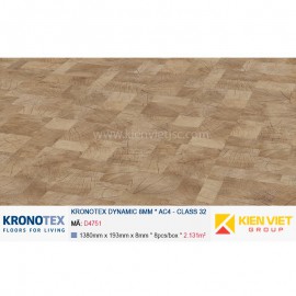 Sàn gỗ Kronotex Dynamic D4751 Block Wood Nature | 8mm