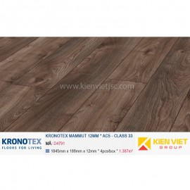 Sàn gỗ Kronotex Mammut D4791 Macro Oak Brow | 12mm