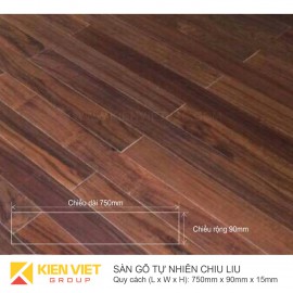 Sàn gỗ tự nhiên Chiu Liu 750x15mm
