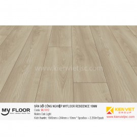 Sàn gỗ MyFloor Residence ML1012 Makro Oak Light | 10mm