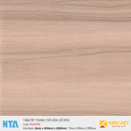 Tấm ốp nhựa đá vân gỗ NTA 60140 | 8mm