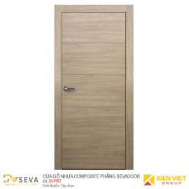 Cửa gỗ nhựa Composite phẳng Sevadoor SV-P001