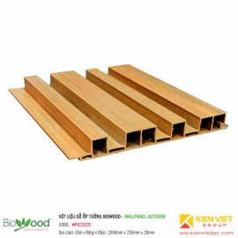 Gỗ ốp tường 250x28mm Biowood WPO25028