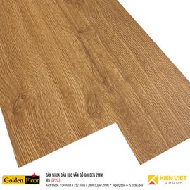 Sàn nhựa dán keo vân gỗ Golden DP203 | 2mm