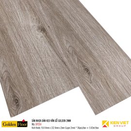 Sàn nhựa dán keo vân gỗ Golden DP204 | 2mm