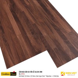 Sàn nhựa dán keo vân gỗ Golden DP255 | 2mm