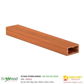 Thanh định hình mỏng 50x30mm Biowood S4SI05030