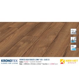 Sàn gỗ Kronotex Aqua Robusto P1212 Classic Hickory | 12mm