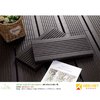 Sàn tre ngoài trời Lavie Bamboo mặt rãnh to màu tối LBDB321-18T