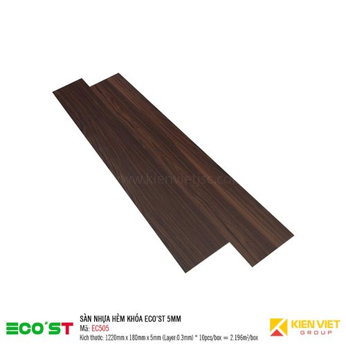 Sàn nhựa hèm khóa Ecost EC505 | 5mm
