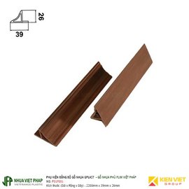 Phào trần gỗ nhựa Gplast phủ phim Việt Pháp Gplast P01F001| 39x26mm
