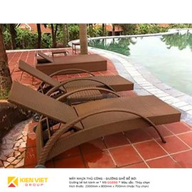 Giường bể bơi có bánh xe GGBB6