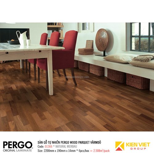 Sàn gỗ tự nhiên Pergo Wood Parquet Varmdo 01366 | 14mm