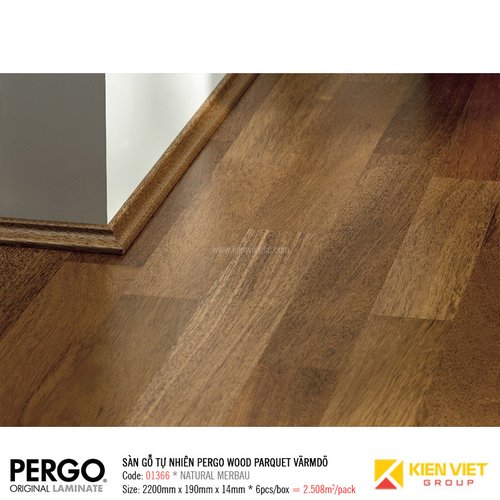 Sàn gỗ tự nhiên Pergo Wood Parquet Varmdo 01366 | 14mm