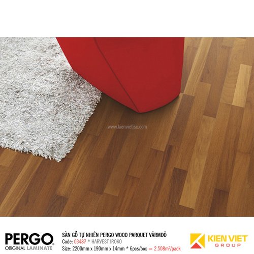Sàn gỗ tự nhiên Pergo Wood Parquet Varmdo 03487 | 14mm