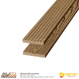 Cổng rào gỗ nhựa ngoài trời Awood AB71x10mm Wood