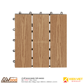 Vỉ gỗ lót sàn gỗ nhựa ngoài trời AWood DT03 Wood