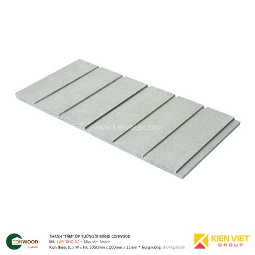 Thanh tấm ốp tường xi măng Conwood Lapsiding G2