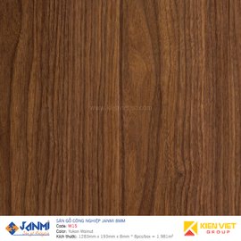Sàn gỗ Janmi W15 Yukon Walnut | 12mm bản to