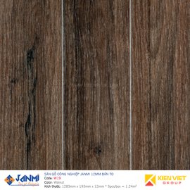 Sàn gỗ Janmi W19 Walnut | 12mm bản to
