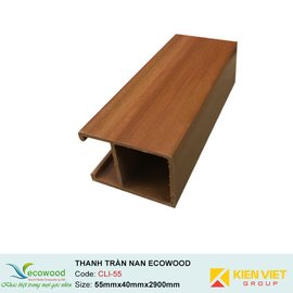 Thanh trần nan Louver EcoWood CLI-55 | 55x40mm