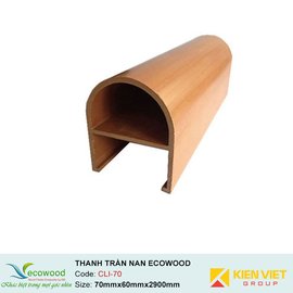 Thanh trần nan Louver EcoWood - CLI-70 | 70x60mm