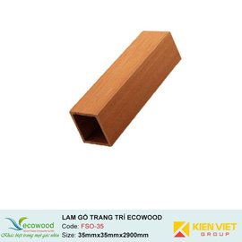 Lam gỗ trang trí Multipurpose Ecowood FSO-35 | 35x35mm