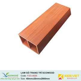 Lam gỗ trang trí Multipurpose Ecowood FSO-4025 | 40x25mm