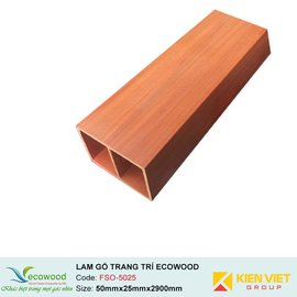 Lam gỗ trang trí Multipurpose Ecowood FSO-5025 | 50x25mm