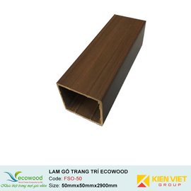 Lam gỗ trang trí Multipurpose Ecowood FSO-50 | 50x50mm
