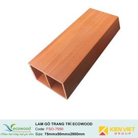 Lam gỗ trang trí Multipurpose Ecowood FSO-7550 | 75x50mm